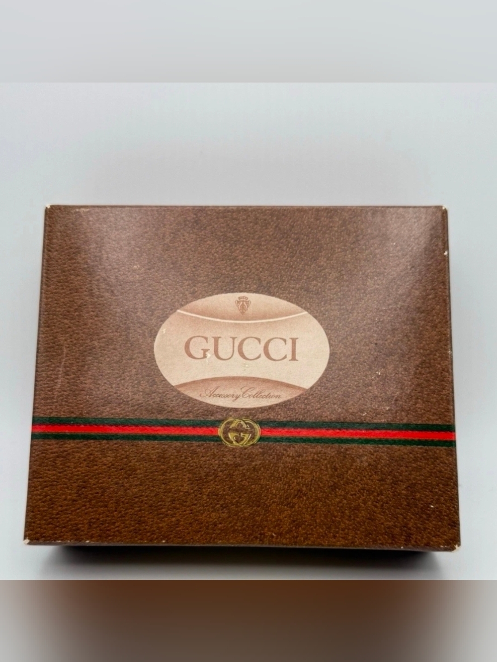 Gucci Beige GG Canvas & Leather Bifold Wallet with Web Stripe - Picture 6 of 10